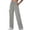 Grey, variant on LLYwey Sales Clearance Fleece Sweatpants Women Ladies New Straight Tube Solid Color Multi Pocket High Waisted Drawstring Work Sweatpants Pants New Full Length Pants Trousers Regular Fitted Black XXL