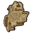 thumbnail image 2 of USA Maine State Map Wooden Magnet Souvenir Fridge Magnet Gift, 2 of 4