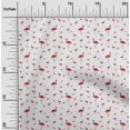 thumbnail image 2 of oneOone Viscose Chiffon Maroon Fabric Flamingo Sewing Craft Projects Fabric Prints By Yard 42 Inch Wide, 2 of 4