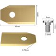 thumbnail image 2 of Titanium Replacement Blade for Husqvarna Lawn Mower, Pack of 30 Lawn Mower Blade, 2 of 5
