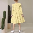 thumbnail image 5 of JDQJBZ Robe à Manches Longues pour Enfants, Imprimé de Cœurs, à Volants Superposés, Tenue d'Été Décontractée, 5 of 5
