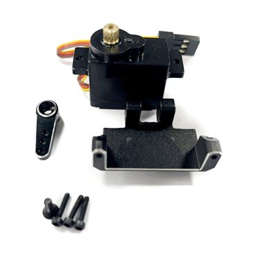 ZheElen 3pcs Aluminum Alloy 1/24 Servo Horn Arm For AXIAL SCX24 RC Car Part RC Car Accessories Replacement Parts RC Upgrade Part Black