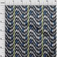 thumbnail image 2 of oneOone Georgette Viscose Tissu Rayure & Chevron Ikat Tissu Imprimé BTY 42 Pouces de Large, 2 of 4