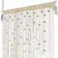 thumbnail image 1 of TIELUTT Rose Thread Door Curtain 2024 39x79 Inch String Total Curtains for Bedroom Shower Curtain for Small Shower Cold Blocking Window Curtains 6 Foot Curtains Sheer Curtains 96 Inches Long 4 Panels, 1 of 8