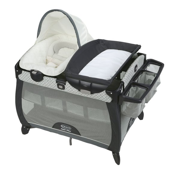 Parc portatif de luxe avec porte-bébé et table à langer Graco Pack 'n Play Quick Connect