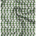 thumbnail image 1 of Soimoi Green Poly Georgette Fabric Hen Bird Printed Fabric 1 Yard 52 Inch Wide, 1 of 6