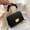 Black#3954🥕, variant on Women's Quilted Leather Crossbody Bag | 7.5x5.1x2.8 Inches | Chain Strap Clutch Purse in White, Purple, Black