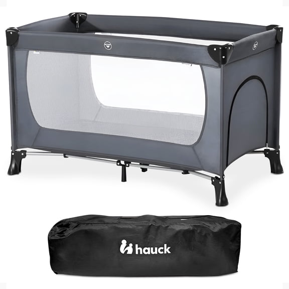 hauck Dream N Play Plus Ensemble de Voyage Lit de Camp, Bébés et Tout-Petits jusqu'à 33 Livres