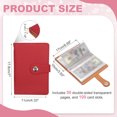 thumbnail image 2 of Uxcell 100 Envelope Challenge Binder, A6 PU Leather Savings Challenges Book with Envelopes Money Saving Binder with Horizontal Insert for Office Budgeting Saving Expense, Red, 2 of 7