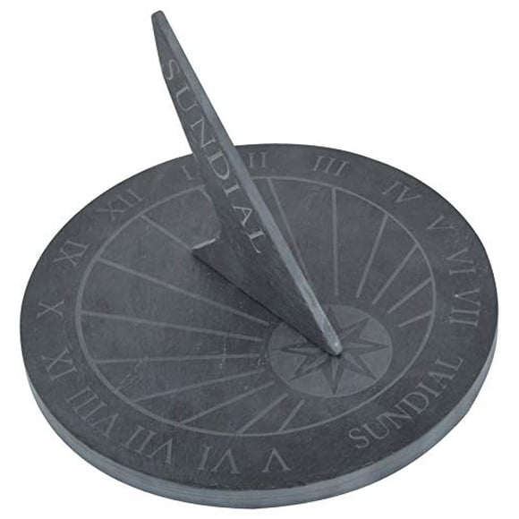 Esschert Design USA LS002 Cadran Rond Ardoise