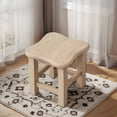 thumbnail image 4 of Wooden Stool for Adults, 12 Inch Heavy Duty Wooden Plant Stool, Solid Wood Small Stool Household Living Room Coffee Table Short Stool Small Wooden Stools, 4 of 6
