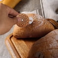thumbnail image 1 of Dvkptbk Rosewood Bread Cutter Ufo Bread Cutter European Portable Round Soft Bread Cutter Bread Grooming Knife Bread Cutter Bread Grooming Knife Kitchen & Dining, 1 of 5