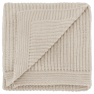 Bouclair Beige Ribba Throw 50x60 in (127x152 cm)