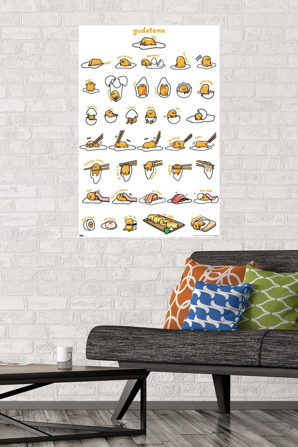 Gudetama - Grid Wall Poster