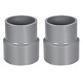 thumbnail image 1 of Unique Bargains PVC DWV Réduisant le Calendrier de Couplage 40 Gris 2 Pouces x 2-1/2 Pouces Prise 2pcs, 1 of 3
