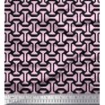 thumbnail image 1 of Soimoi Georgette Viscose Fabric Geometric Abstract Print Fabric by The Yard 42 Inch Wide, 1 of 3