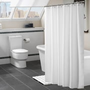 COFEST Shower Curtain for Bathroom Modern Shower Curtain Winter In Bath 71x71 Inches Long Shower Curtains Set White