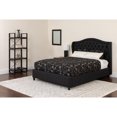 thumbnail image 2 of Valencia Tufted Upholstered Full Size Platform Bed in Black Fabric, 2 of 3