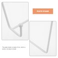thumbnail image 4 of Milisten Metal Easel Plate Holder Easel Display Stand Metal Plate Stand for Display Tabletop Picture Display Stand, 4 of 5