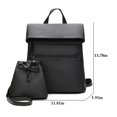 thumbnail image 3 of Lady Backpack Large Capacity Fashion School Bookbag Shoulder Bag with Clutch Bag, 3 of 8