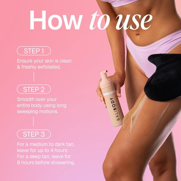 Bali Body Self-Tanning Mousse - Dark | Natural Bronzed Shade