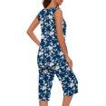 thumbnail image 4 of Baikeli Clearance Sale Two Piece Outfits for Women Plus Size Suits Striped Tops Drawstring Waist Pants Jogger Sets with Pockets Womens Matching Sets, 4 of 7