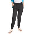 thumbnail image 1 of Hanes Womens EcoSmart Fleece Joggers, S, Ebony, 1 of 5