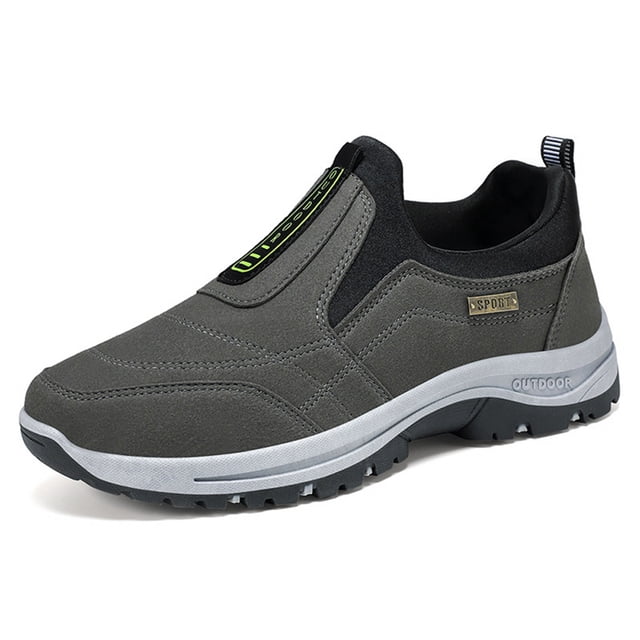 Kcodviy Chaussures pour Hommes 2025 Automne Chaussures Habillées Décontractées pour Hommes Nouvelles Bout Rond Polyvalentes Mocassins Décontractés pour Hommes Taille 11 Chaussures de Randonnée Chaussures à Semelle Souple Version Coréenne Chaussures Décontractées Légères