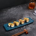 thumbnail image 1 of mtvxesu Plastic Sushi and Cake Serving Tray Long Rectangle Platter for Parties Entertaining 1-Piece, 1 of 6