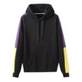 thumbnail image 2 of RKSTN Hoodies for Men Fall Fashion Soft Sweatshirt Raglan Long Sleeve Hooded Sweatshirt Casual Color Block Drawstring Pullover Hoodie Mens Sweatshirt, 2 of 4