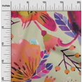 thumbnail image 1 of oneOone Cotton Jersey Light Olive Green Fabric Florals Sewing Material Print Fabric By The Yard 58 Inch Wide-RGC, 1 of 4