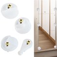 thumbnail image 2 of MYG 20/50pcs Mirror Wall Hanging Fixing Kit Frameless Plastic Wall Mounting Clips, 2 of 4