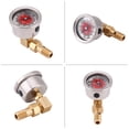 thumbnail image 2 of Manomètre de Pression de Carburant Kit Adaptateur de Manomètre de Pression de Carburant Universel 0-100PSI, 2 of 8