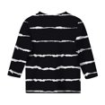 thumbnail image 3 of MIASHUI T-Shirts Raglan à Manches 3/4 pour Tout-Petits Filles Garçons, T-Shirt de Baseball, T-Shirts en Coton, Uniformes Scolaires, Noir, 9-10 Ans, 3 of 4