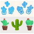thumbnail image 3 of Oleegame 2PC Cookie Mold Baking Baking Cactus Bread Pizza Pan Candy BakewareTray Cake Kitchen，Dining Bar Blue, 3 of 5
