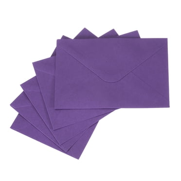 50 Pcs Invitation Envelopes, 6 x 4 Inch Card Envelopes for Greeting Card, Wedding Invitations, (Dark Purple)