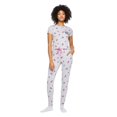 thumbnail image 2 of No Boundaries Women's Pajama 2-Piece Set, 2 of 6