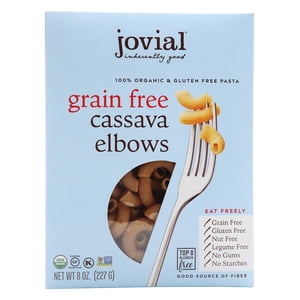 Jovial Foods - Elbows de manioc sans grains biologiques - 8 oz.