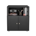 thumbnail image 4 of Yiwa Metal Storage Cupboard with Adjustable Shelf, Versatile Printer Stand & Mobile Filing Cabinet for Home Office or Garage, 4 of 6