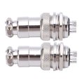 thumbnail image 4 of Metal Socket Connector, 2pcs 20mm Aviation Plug Socket Connector Silver Plated Copper Contact for Mechnical Equipment, Electronics Cable Connectors, 4 of 8