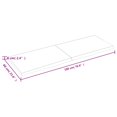 thumbnail image 2 of vidaXL Table Top Light Brown 180x60x(2-6) cm Treated Solid Wood Oak, 2 of 7