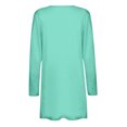 thumbnail image 5 of AherBiu Womens Cardigan Tops Long Sleeve Open Front Mid-Long Outwear with Pockets Spring Clothes, 5 of 5