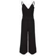 thumbnail image 5 of B91xZ Womens Oversized Sleeveless Jumpsuits Spring Summer Casual Loose Bib Overalls Pants Rompers Jumpsuits,Black L, 5 of 5