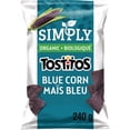 thumbnail image 1 of Simply Tostitos Organic Blue Corn Restaurant Style Tortilla Chips, 1 of 10