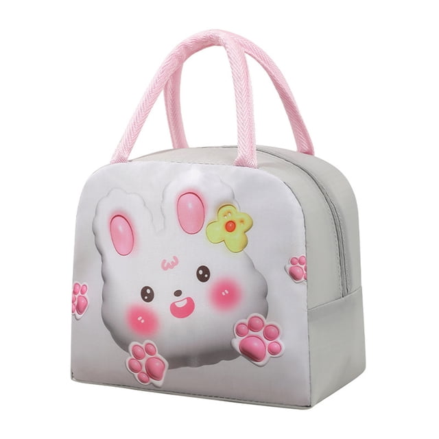 JJKBVCLO Lunch Bag With Designs Delicate Animal Themed Insulated Lunch Bag For Children Health Meal Option