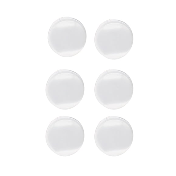 Gkeoshab Furniture Protection 6PCS Transparent Strong Adhesive Non Mark Anti Collision Pad Round Mute Door Handle Rear Anti Collision Paste Home & Garden