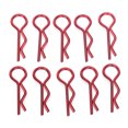 thumbnail image 2 of Ymiko RC Shell Clips Pins,RC Body Clips,10Pcs 8.3MM RC Car Shell Clip R‑Shape Metal Body Clips Pins for 1/5 1/6 1/8 1/10 RC Car, 2 of 8