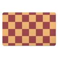 thumbnail image 1 of Supreme Non-Slip Long Bath Mat: Checkered Bathroom Runner Rug. Soft, Absorbent Microfiber. Machine Washable Floor Mats for Showers, 20x32in, 1 of 5