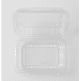 thumbnail image 2 of 32oz PET Hinged Lid Clear Clamshell 200/Pack, 2 of 5