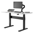 thumbnail image 1 of Desky Bureau Assis-Debout Air Lift Zero - Blanc / 47.2 x 26.6 Pouces / Noir, 1 of 10